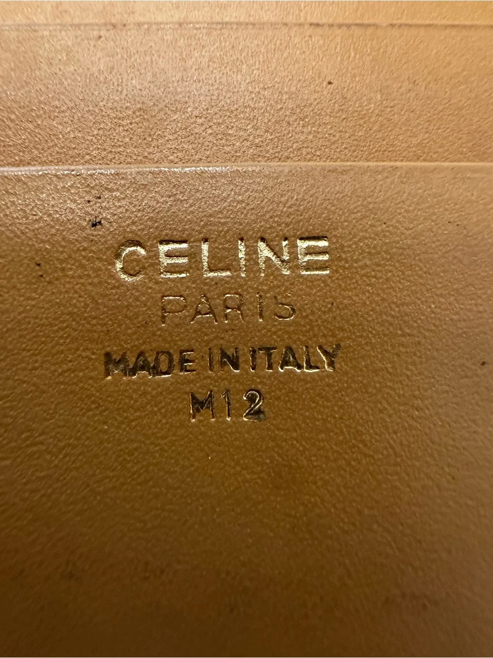 Celine Macadam Triumph compact bifold wallet- Vintage Unisex